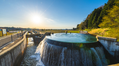 Higashiyama Cylindrical Water Diversion Tank